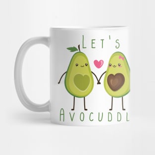 Let's Avocuddle Avocado Lover Vegan Diet Gift Mug